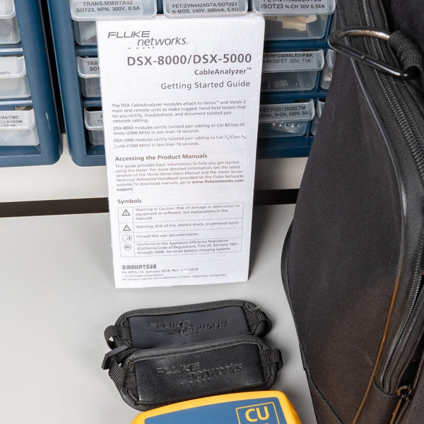 Fluke Versiv 2 DSX2-8000 2Ghz CableAnalyzer Cat8 Cat6a Cable Certifier