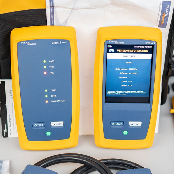 Fluke Versiv 2 DSX2-8000 2Ghz CableAnalyzer Cat8 Cat6a Cable Certifier