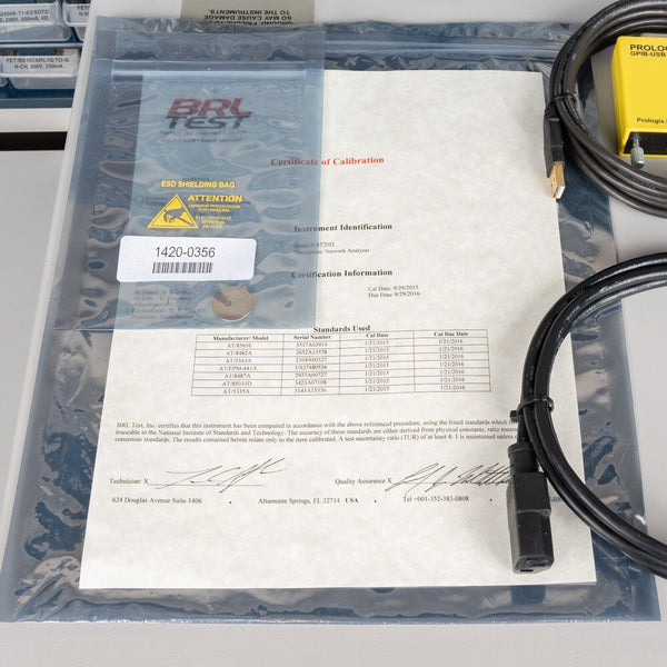 Agilent HP Keysight 8720D 50Mhz-20Ghz Vector Network Analyzer S-Parameter