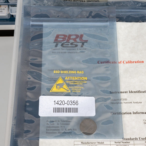 Agilent HP Keysight 8720D 50Mhz-20Ghz Vector Network Analyzer S-Parameter